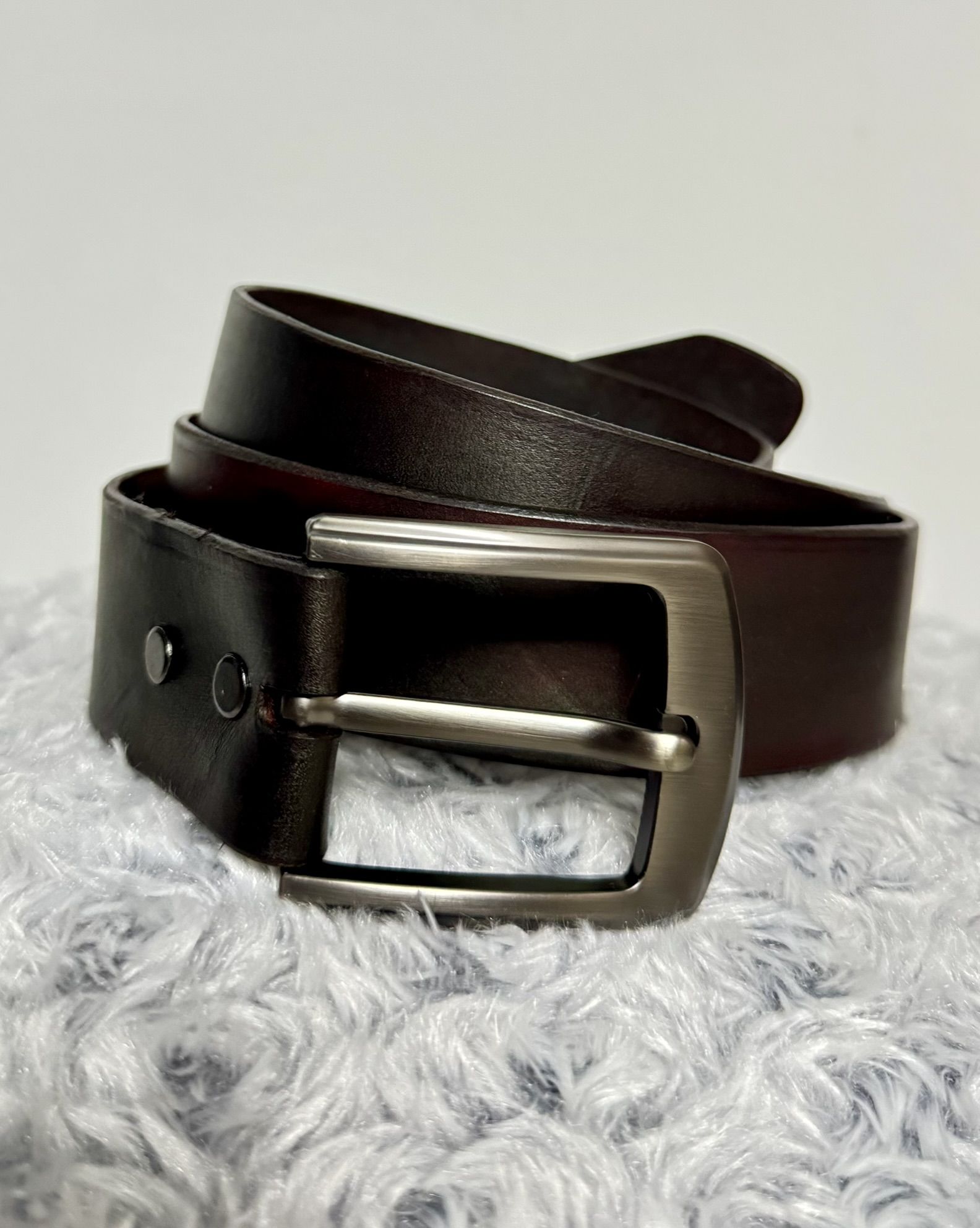Handmade leather belt
