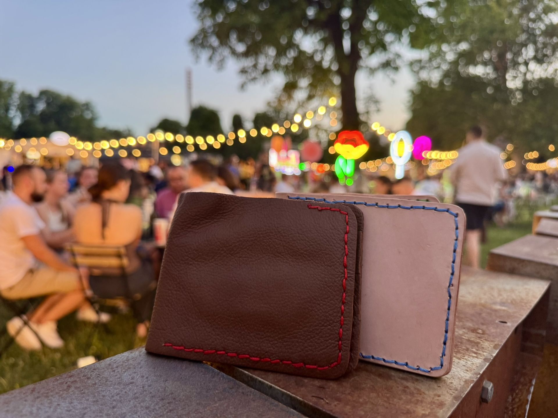 Handmade leather wallet